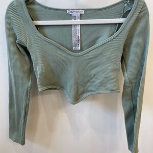 Zara seamless corset top